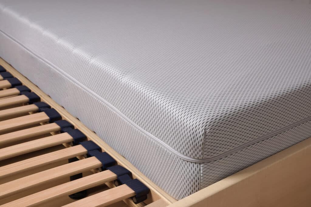 Closeup of mattress